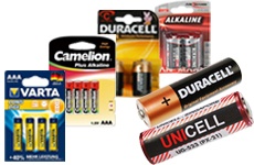 Standard- Batterien