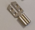 Faston Stahlsteckhülse 2,8mm vernickelt