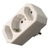 Arcas 3-fach Steckdosen 1 x Schuko-, 2 x Eurostecker