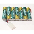 Varta Recharge 7er Akkupack mit Tamiya-Stecker