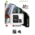 KINGSTON 64GB SPEICHERKARTE MICROSDHC UHS-I