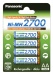 Panasonic  AA NiMH 2700 min. 2500 mAh BK-3HGAE/4BE